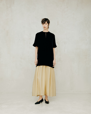 ARIA Black-Yellow Contrast Dress