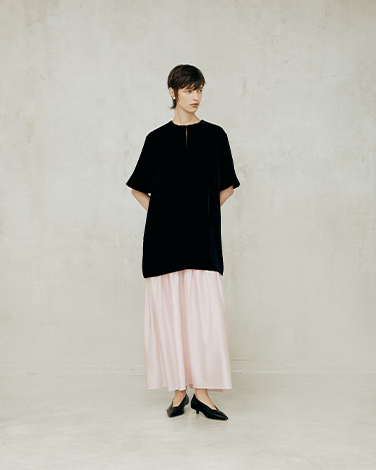 ARIA Black-Pink Contrast Dress